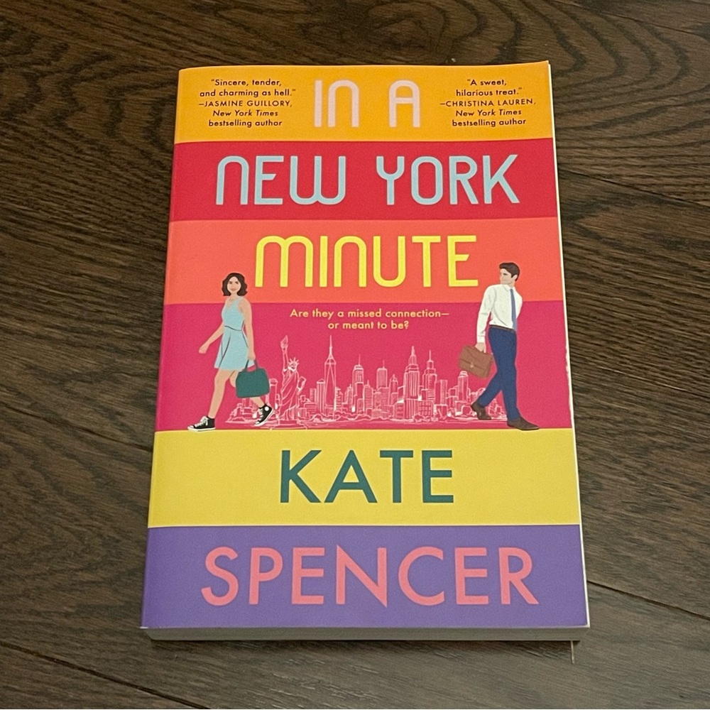 📖 3/$15 - 2022 In a New York Minute, by Kate Spencer - romcom